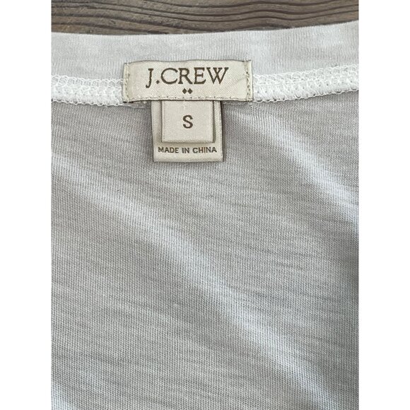 J.Crew Eyelet Lace Tank Top Womens S White Modal Cotton Blend Cottage Core - Picture 3 of 6